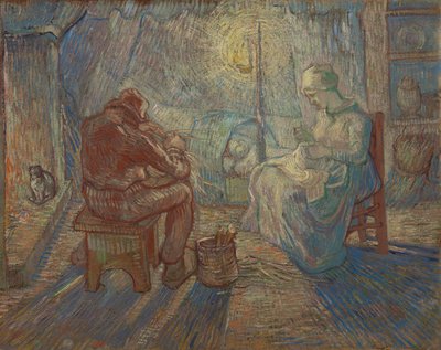 Abend (nach Millet) von Vincent van Gogh